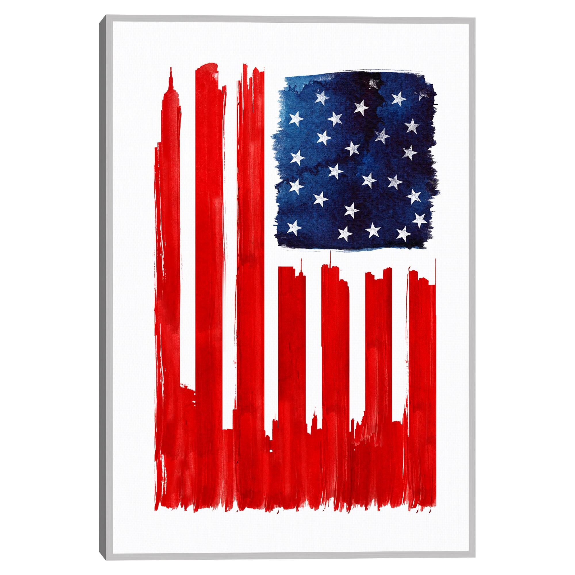 Stars and Buildings by Robert Farkas Framed Canvas Wall Art by World Market