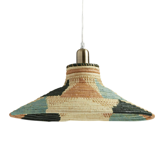 All Across Africa Multicolor Raffia Pendant Shade by World Market