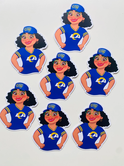 Mirabel La Rams Sticker