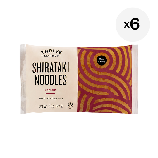 Thrive Market Shirataki Noodles, Ramen 6-pack 6 bags