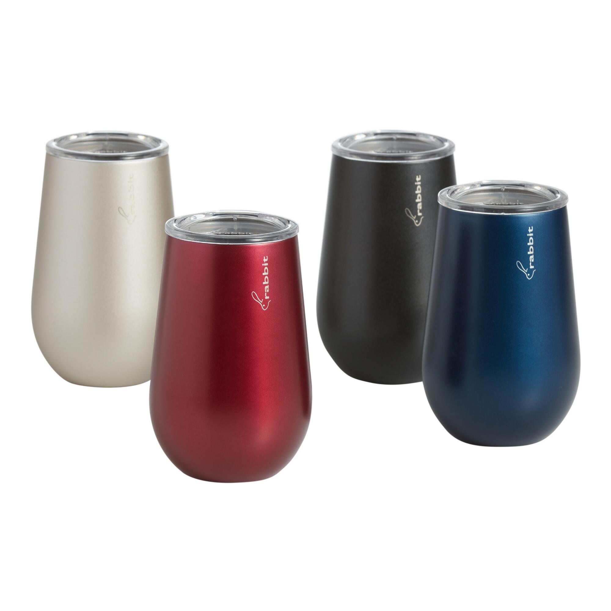 Rabbit Double Wall Wine Tumbler: Red by World Market