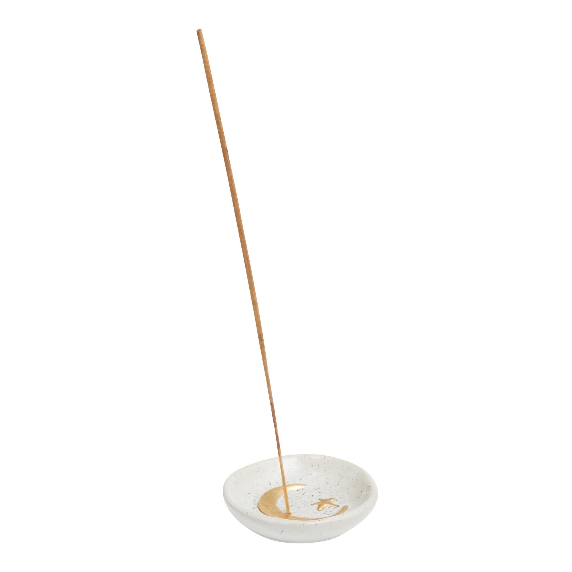Moon and Star Ceramic Incense Holder by World Market