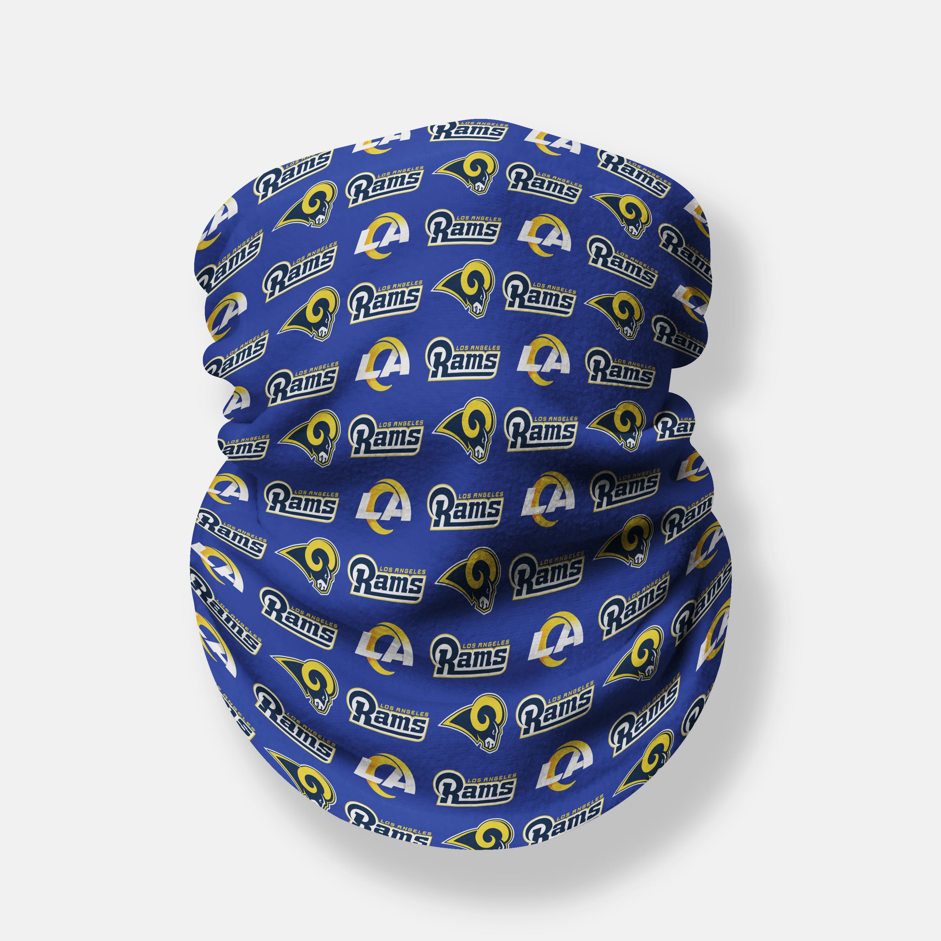 Nfl Los Angeles Rams Neck Gaiter, Sport Trendy Masks, Fashionable Masks, Reusable, Washable, Protection Masks