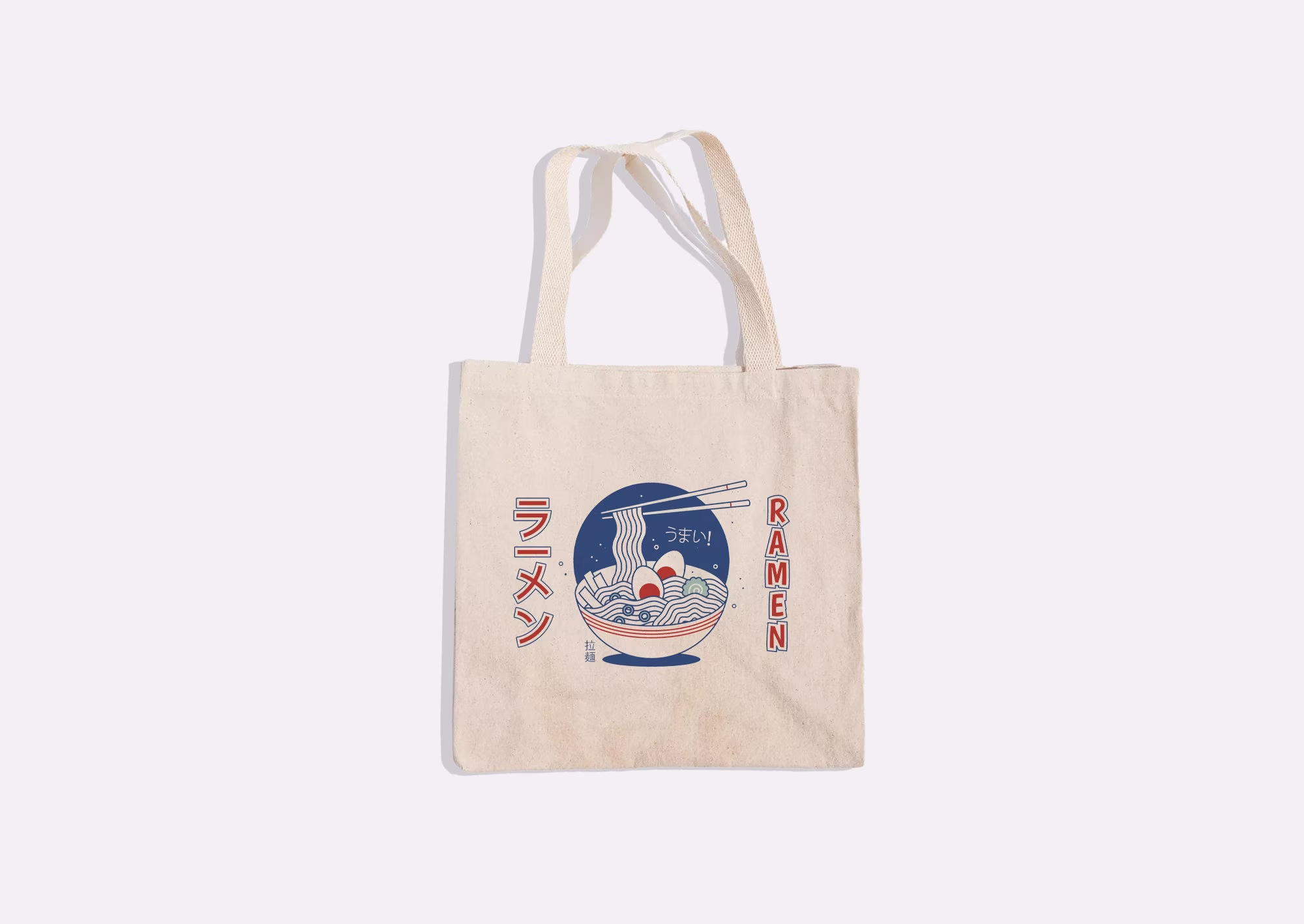 Ramen Vintage Tote Bag | Reusable Shopping Bag, Canvas Vintage Aesthetic, Bookbag