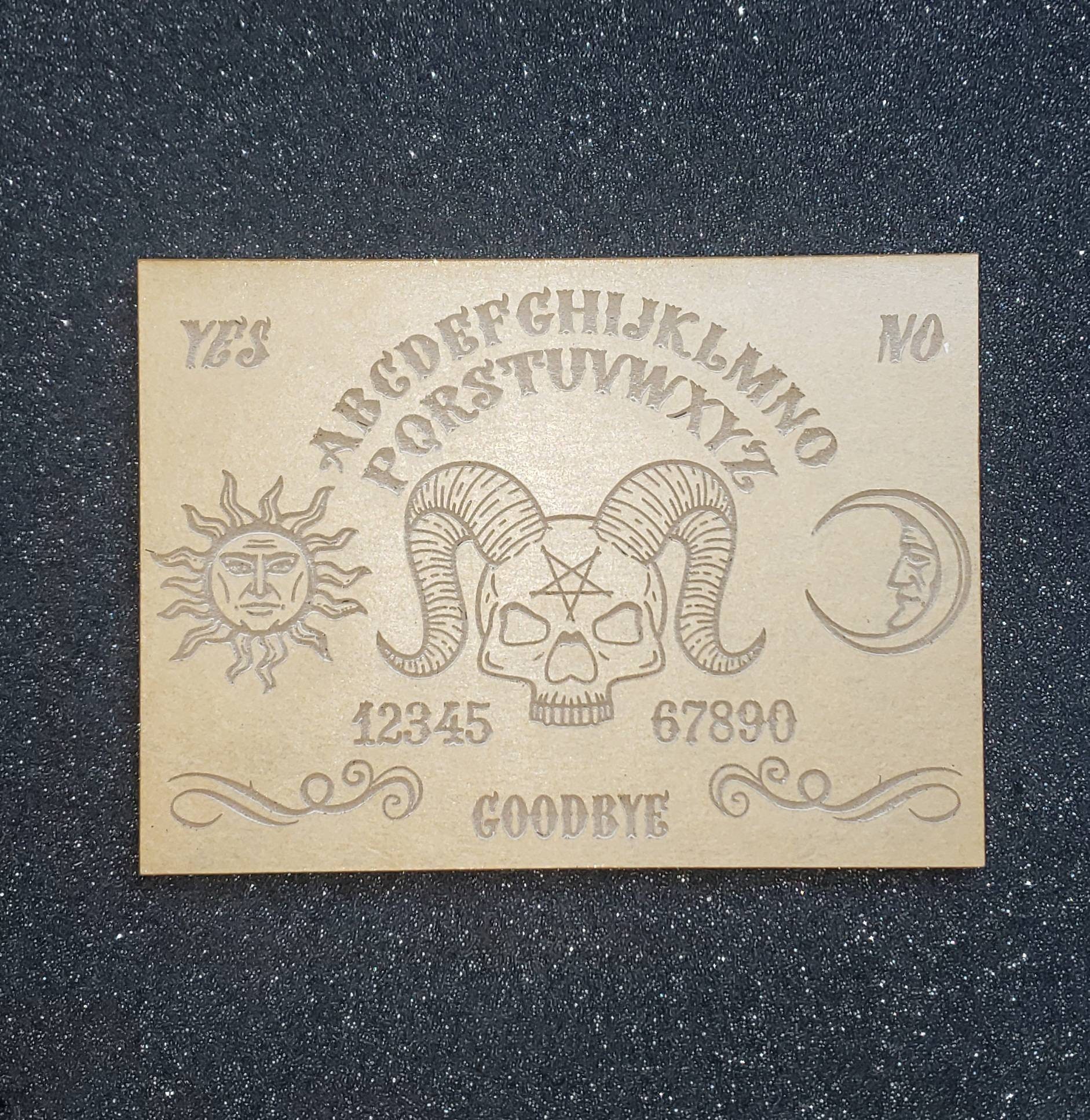 4 Ram Head Ouija Board Acrylic Blank For Silicone Molds Flat Tray, Coaster, Magnet, Popgrip