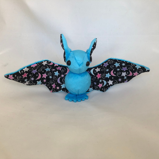 Night Sky Bat Plush, Stuffed Animal, Softie