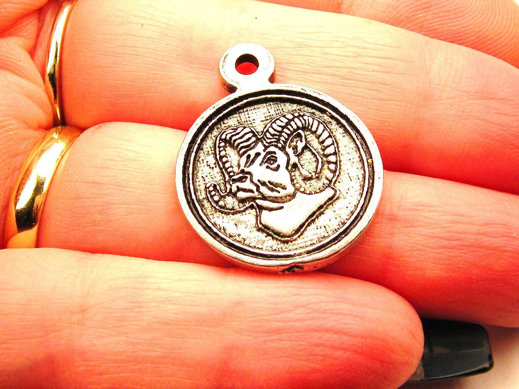 Rams Mascot Charm