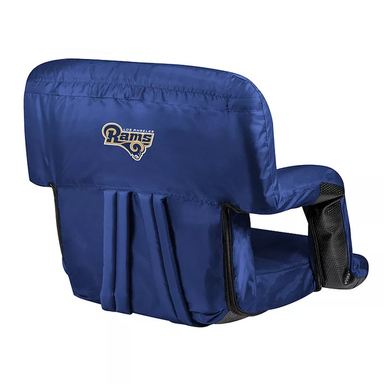 Picnic Time Los Angeles Rams Portable Reclining Seat, Blue