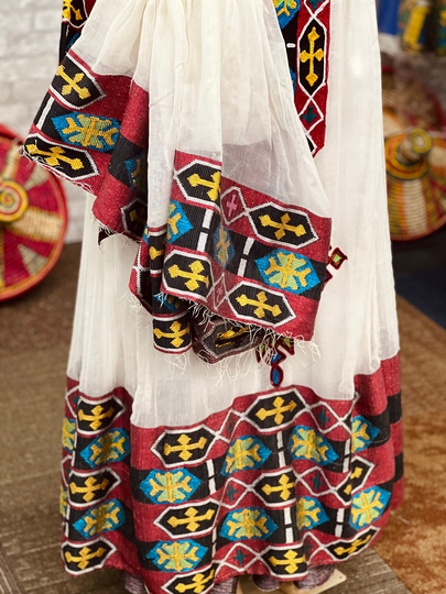 Ethiopian /Eritrean Traditional Dress /Bahilwe Kemis | የሐበሻ የሐገር ባህል ልብስ