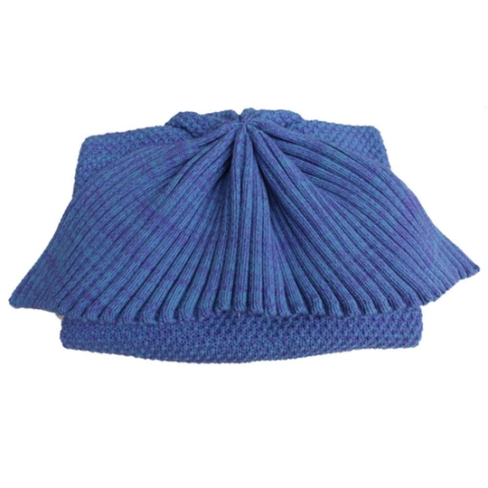 Mermaid Tail Sofa Thick Blanket Throw Woolen Blending Gift blue child