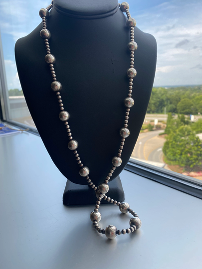 Vintage Sterling Silver Necklace 00062