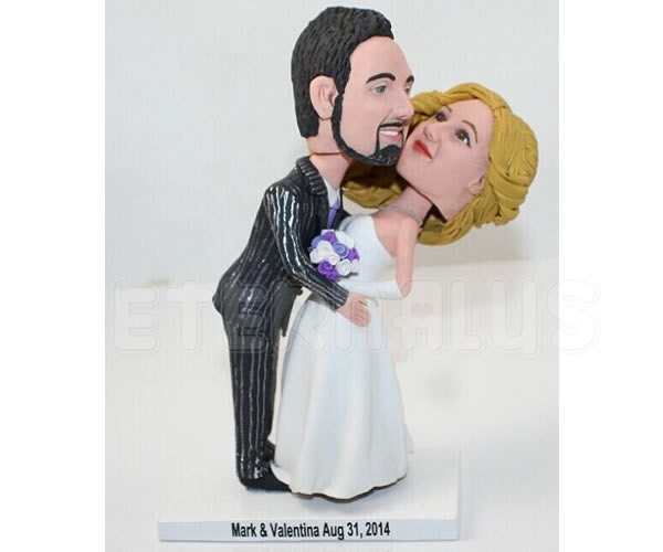 Custom Wedding Cake Topper Bride & The Bridegroom