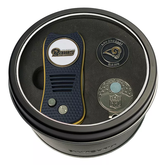 Team Golf Los Angeles Rams Switchfix Divot Tool, Cap Clip & Ball Marker Set, Multicolor