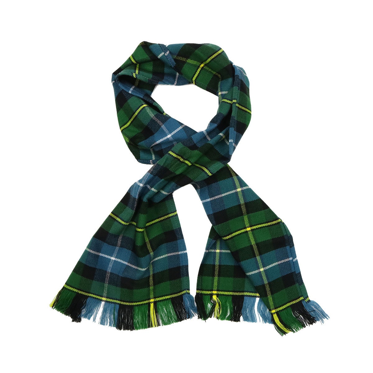 Tartan Scarf | Homespun Wool Blend Made in The Usa