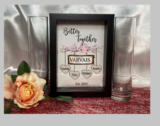 Sand Ceremony Wedding Set | Option, Printed, "Blended Family" P5Osf
