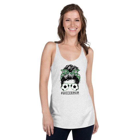 Soccer Mom Tank Top, Sport Shirt, Cheer Tshirt, High School Mom, Coach Team Shirts
