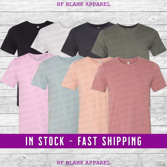 Super Soft Tri Blend Unisex Shirts - Bella Canvas Blanks Plain Ultra