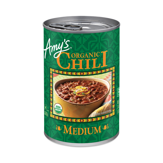 2-Pack Amy's Medium Chili 14.7 fl oz can