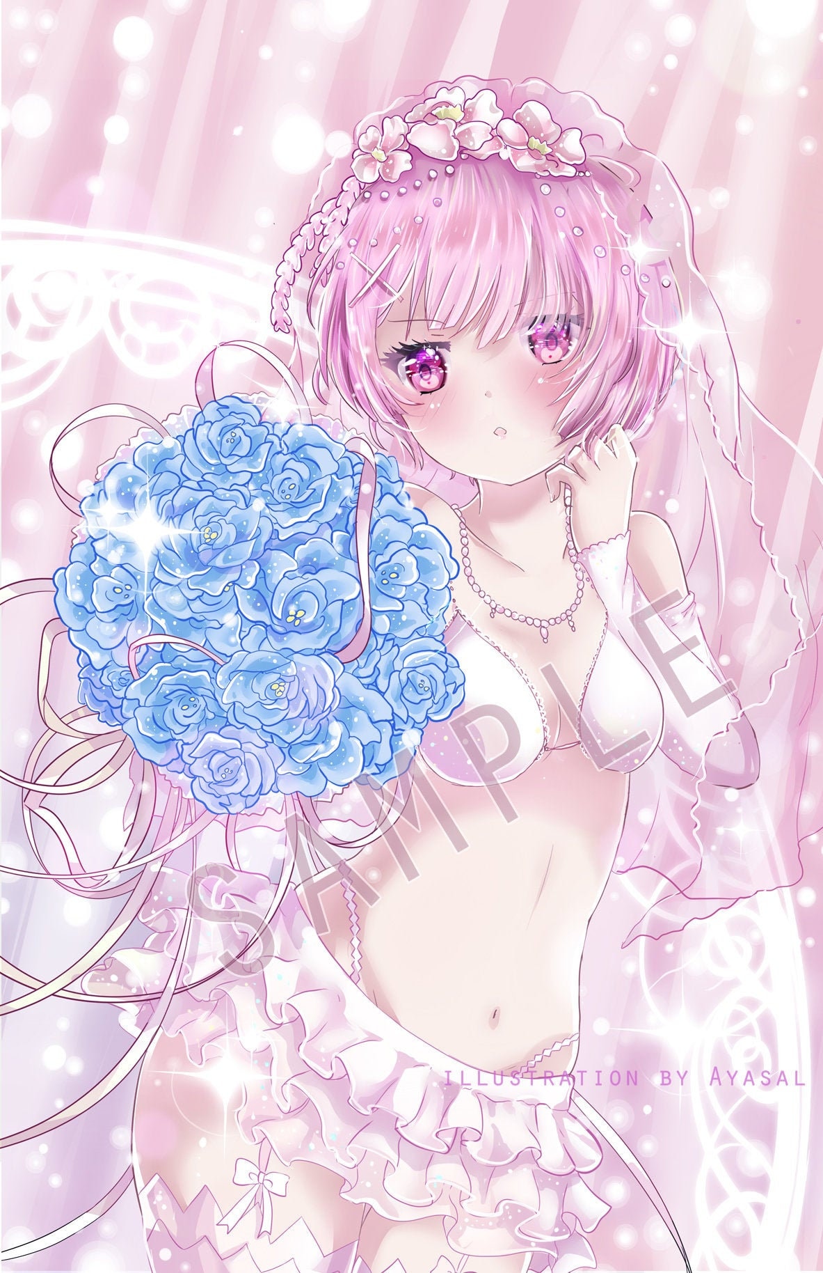 Ram | Wedding Ver. - Rezero -starting Life in Another World Art Print