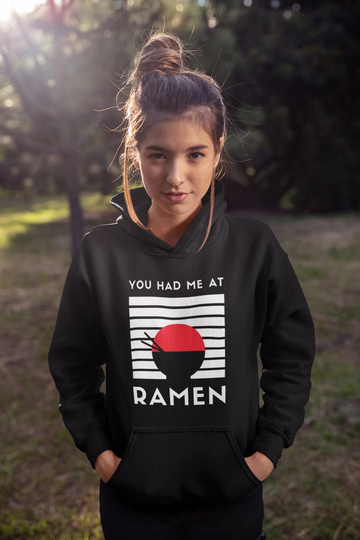 You Had Me At Ramen Unisex Sweatshirt, Men's Clothing, Woman Funny Cute Handmade Clothes