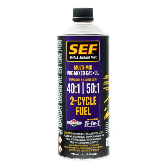 VP Racing Fuels Engineered 2-cycle fuel 1-Quart 40:1 & 50:1 Pre-blended 2-cycle Fuel | 8641