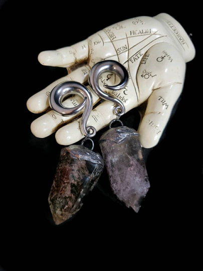 Quartz Ear Hangers, Quartz Weights