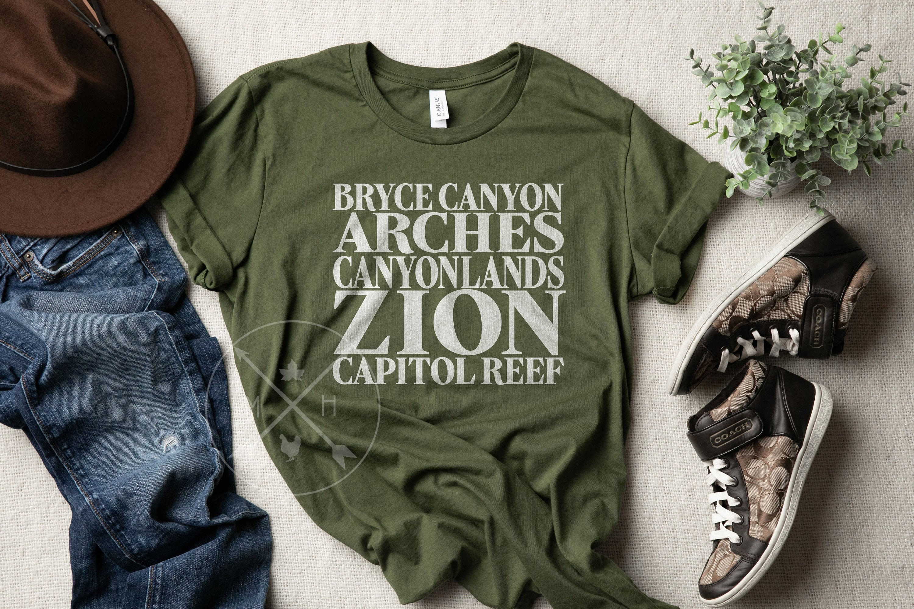 Utah National Parks Shirt | Np Park Subway Style Tshirt Road Trip Adventure Awaits Mountains Hiking Camping Wildlife Graphic Tee