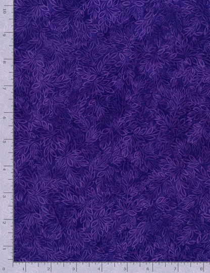 Meadow Mini Leaf Blender Grape Purple Timeless Treasures 44 Inches Wide Cotton Quilting Fabric Tt-C8500-Grape-Meadow