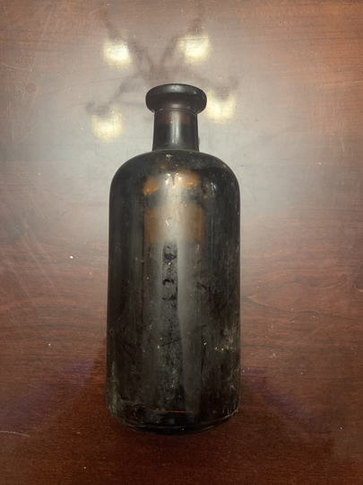 Amber Brown Glass Bottle