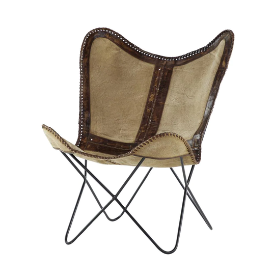 Grayson Lane Rustic Brown Blend Traditional Accent Chair | 88591
