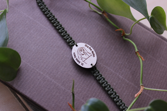 St. Edith Stein Bracelet | Wooden Medal