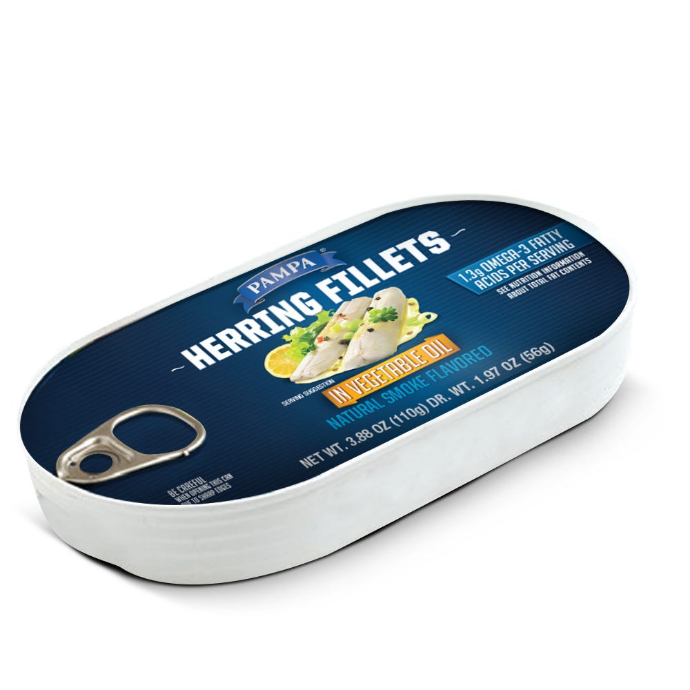 Pampa Herring Fillets in Oil - 3.88 oz