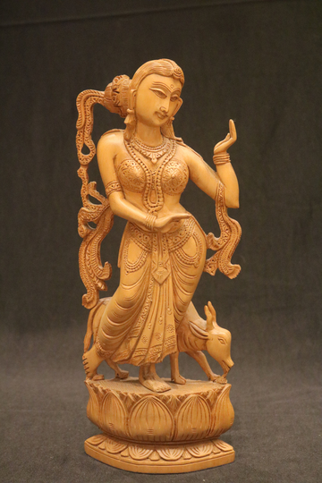 Wooden Figures/Fine Art Statue/ Art Figurines/Dancing Girl Statue/Fine Hand Made Statues/ Artistic Figurines/Finest Wooden Arts