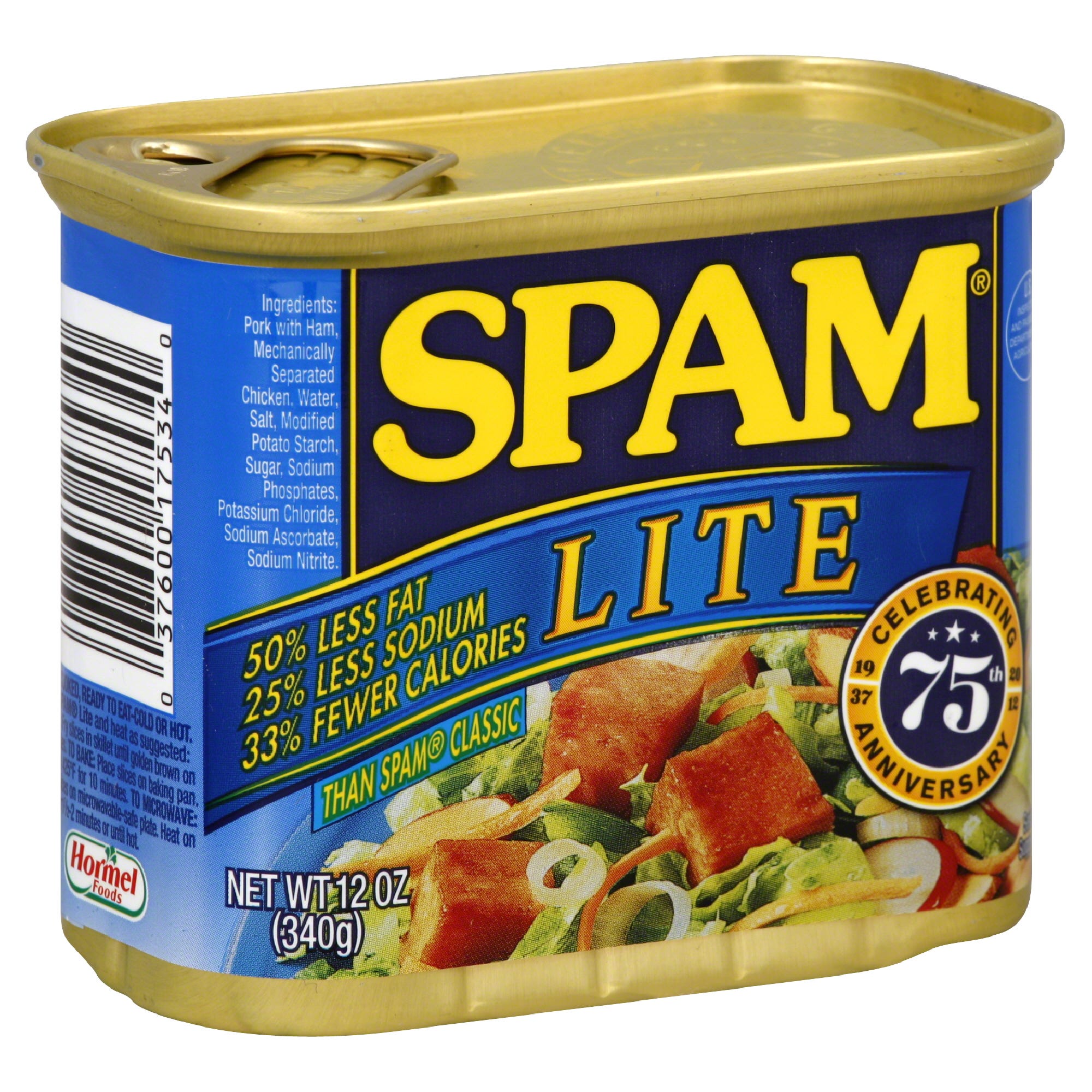 Spam Canned Meat Product, Lite - 12 oz