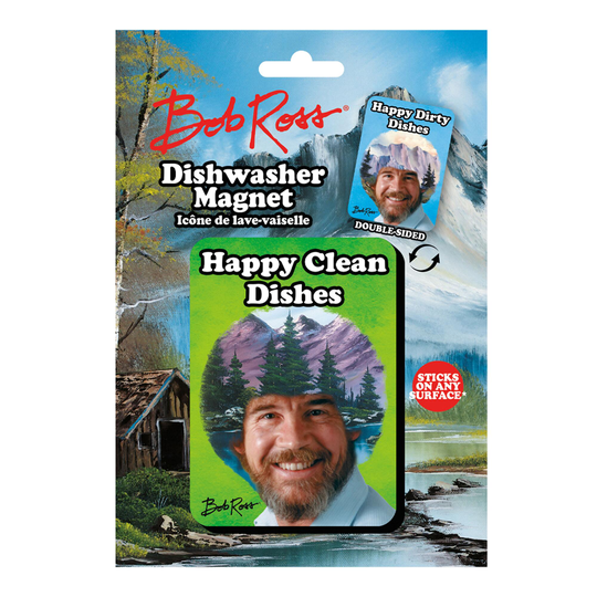Bob Ross Dishwasher Magnet: Multi - Metal by World Market