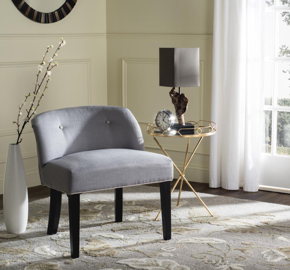 Safavieh Bell Casual Gray/Taupe/Black Blend Accent Chair | MCR4203B