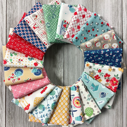 Cook Book Curated Fat Quarter Bundle Of 19 By Lori Holt Riley Blake