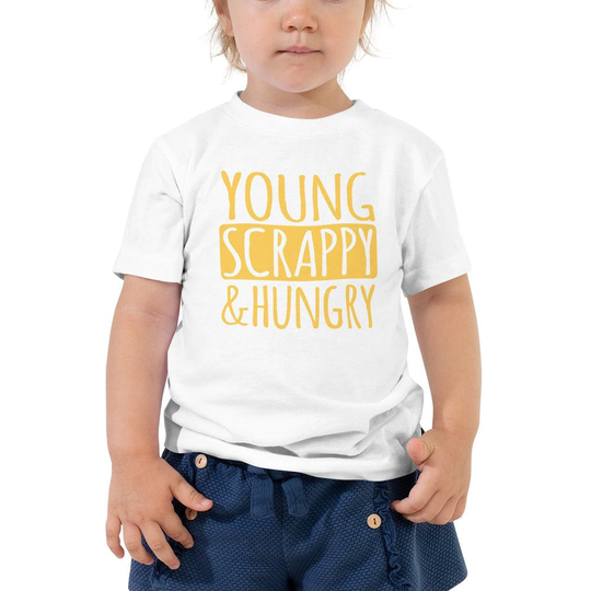 Hamilton Toddler Shirt Young Scrappy & Hungry Cute T-Shirt For Toddlers Gift