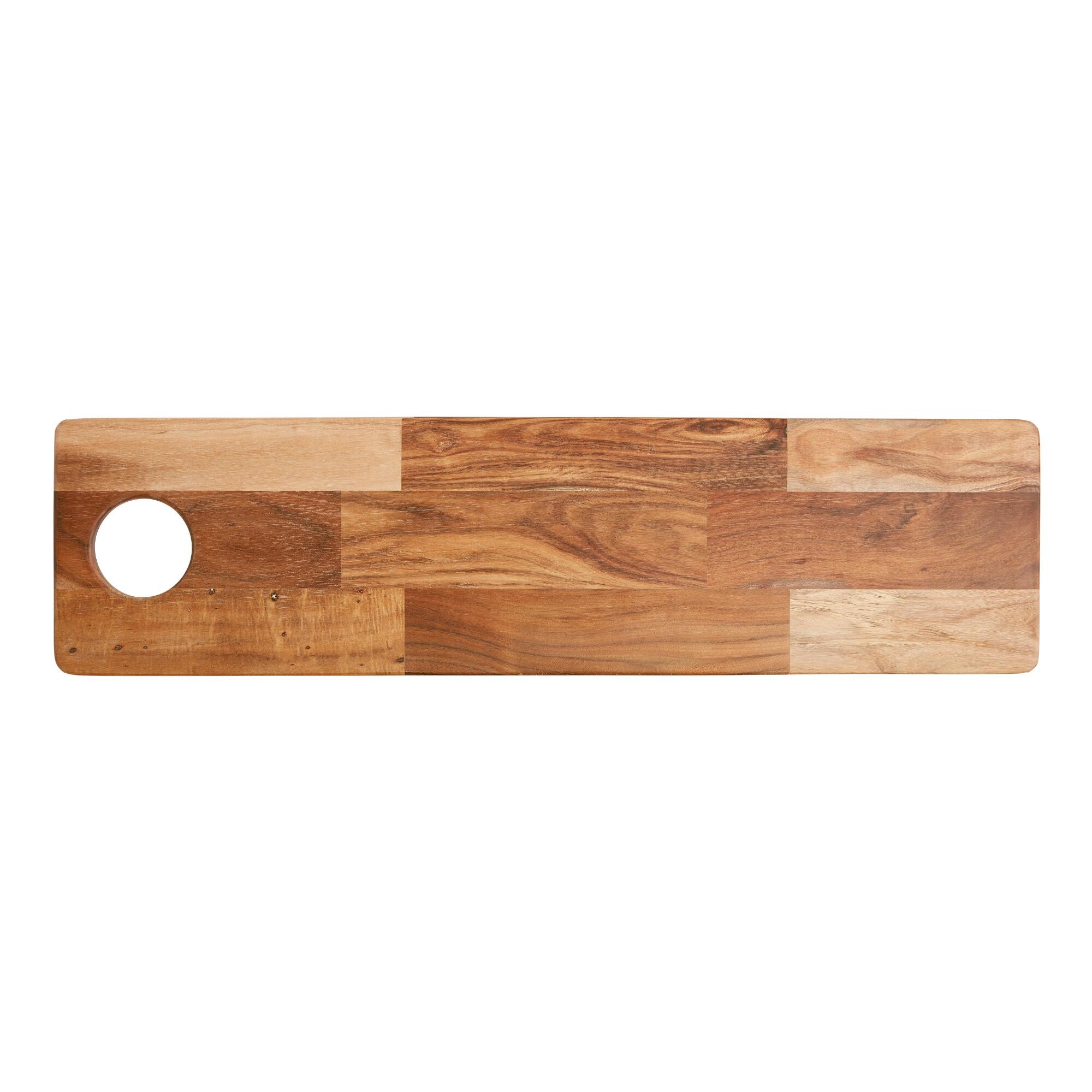 Large Acacia Wood Charcuterie and Cheese Serving Board by World Market