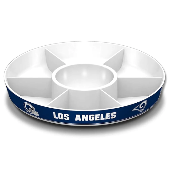Fremont Die NFL Los Angeles Rams Party Platter in White | 097141