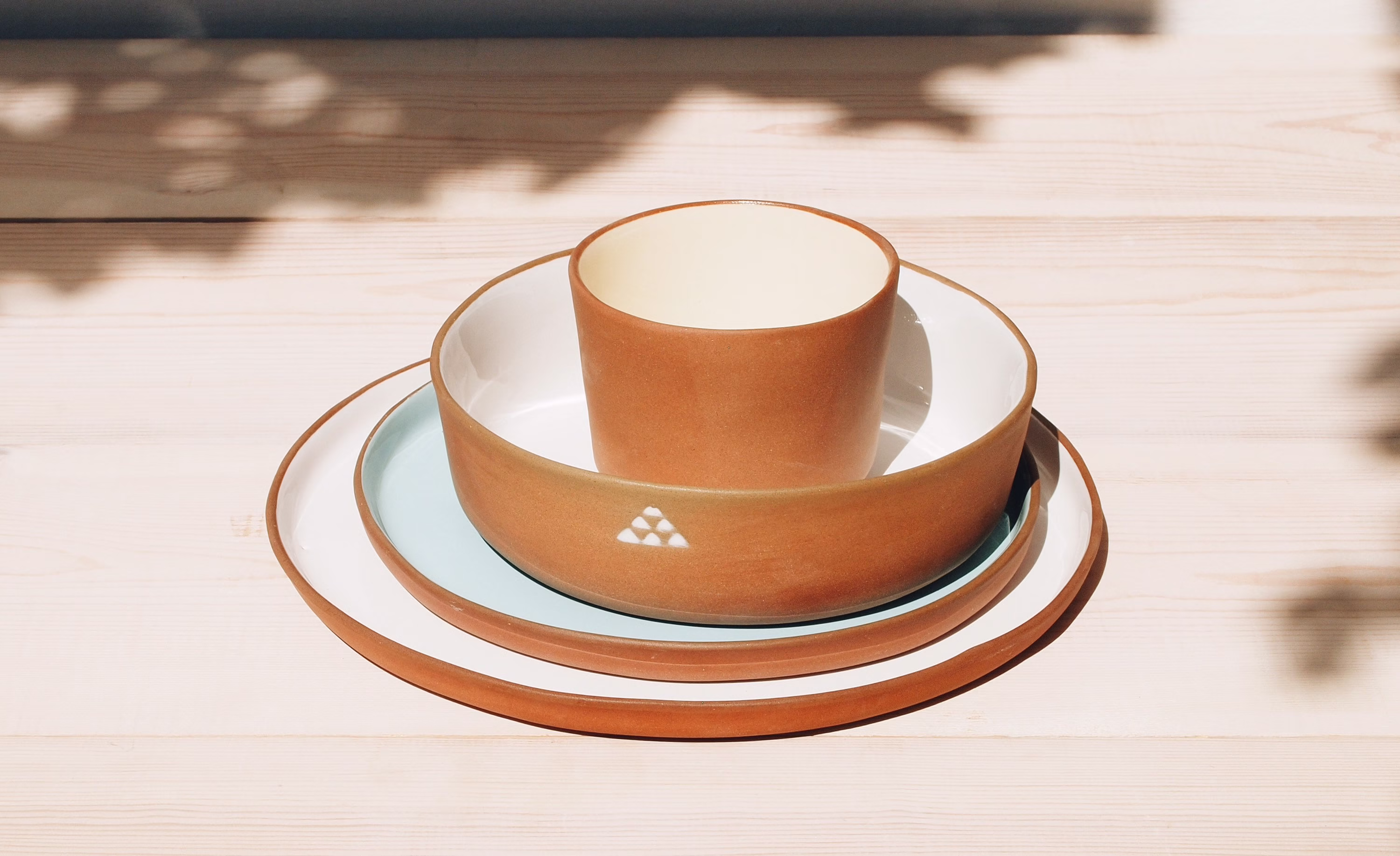 Ceramic Dinner Plates | Handmade Pottery & Cups Set Dinnerware Sets Plate Tableware Modern Ceramics