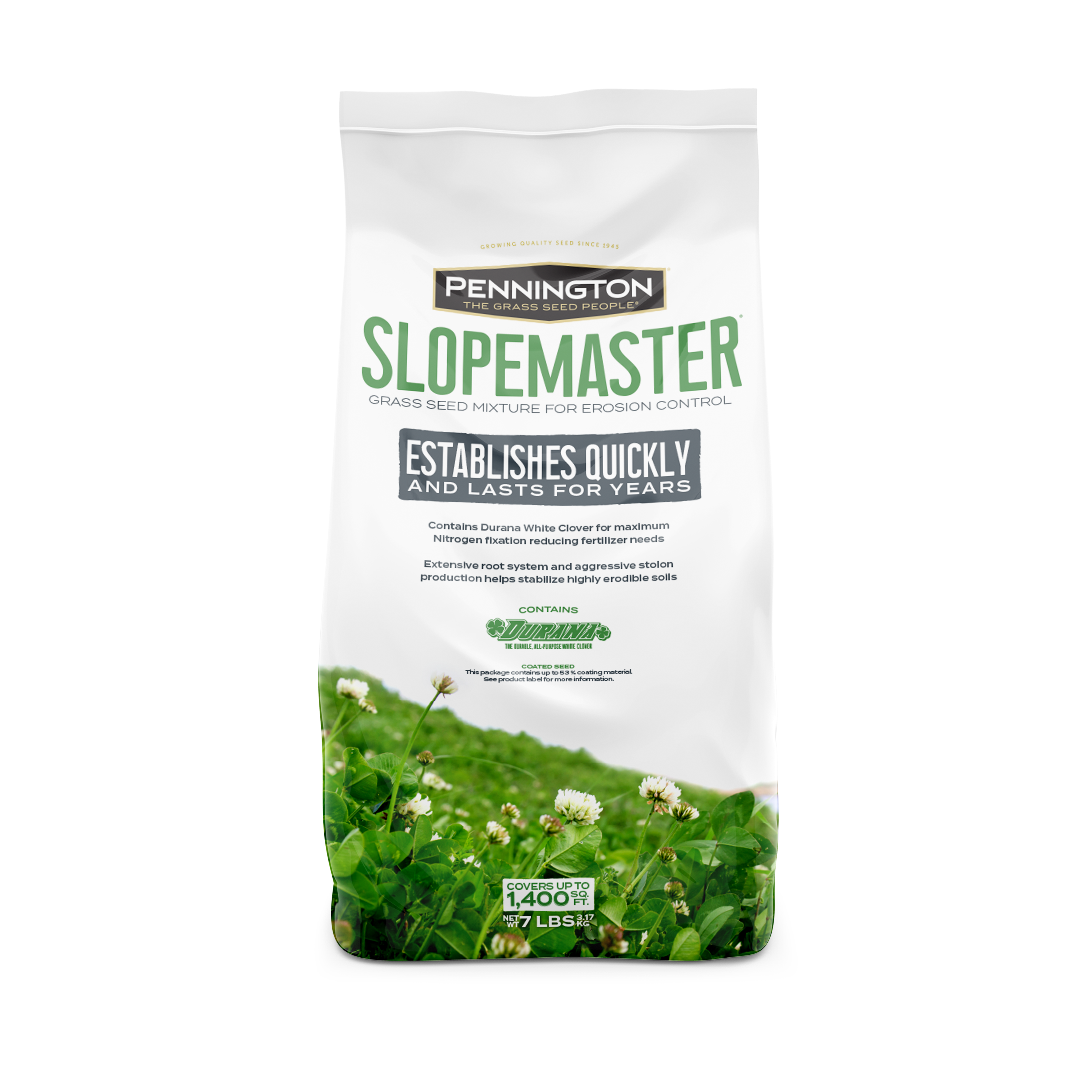 Pennington Slopemaster Durana Clover 7-lb Mixture/Blend Grass Seed | 2149602074