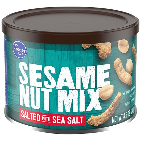 Kroger Sesame Nut Mix Salted with Sea Salt - 8.5 oz