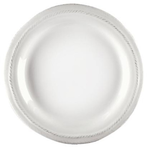 Juliska Berry Thread Whitewash Side/Cocktail Plate 7"L, 7"W, 0.75"H