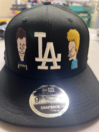 Beavis & Butthead Mtv New Era Snapback Black La Hat - Cool Hat Custom Cornholio Tp For My Bun Hole 90's Tv Music Television