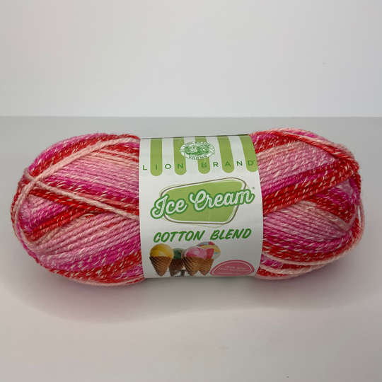strawberry Ice Cream Cotton Blend Yarn
