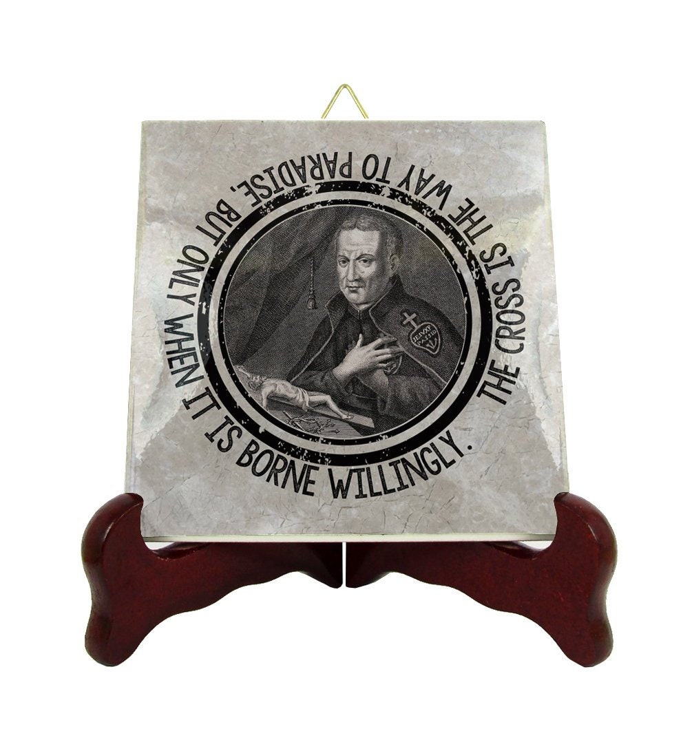 Catholic Saints Quotes - St Paul Of The Cross Ceramic Tile Religious Gift Saint Catholic Quote Print