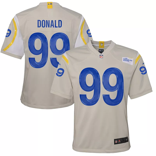 Youth Nike Aaron Donald Bone Los Angeles Rams Game Jersey, Boy's, Size: Youth XL, Beige Over