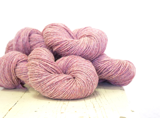 Ash Rose Color Wool Blend Yarn - 80% 20 Po -100G/233M Soft Thread, For Handknitting, Weaving, Socks, Knitting Outerwear, Baby