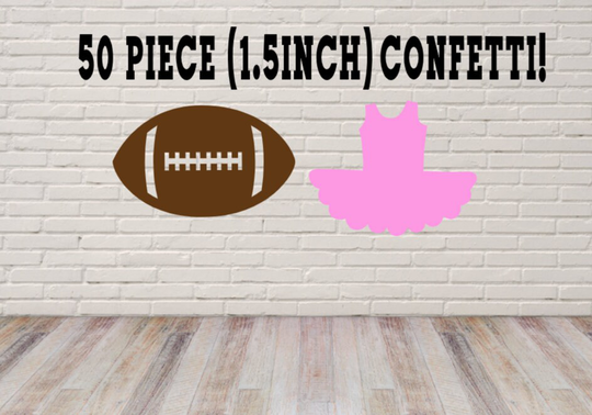 50Pc Touchdown Or Tutus Confetti